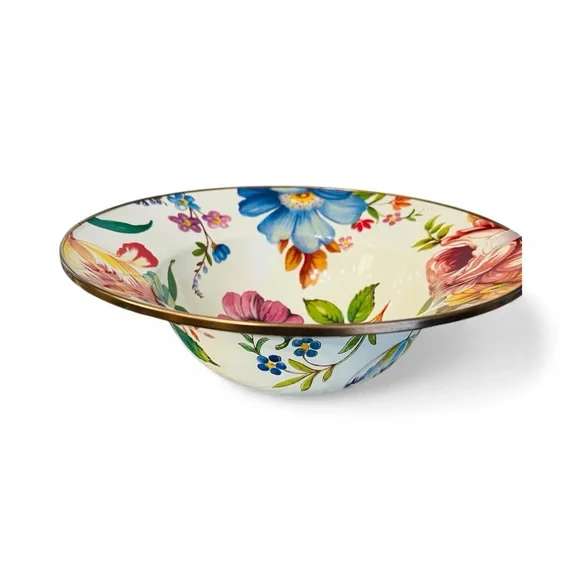 MacKenzie-Childs Flower Market Serving Bowl 12”